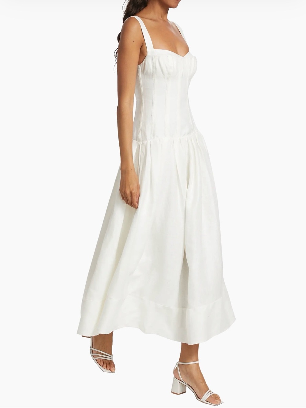 NICHOLAS MAKENNA Linen Corset Dress - Picture 3 of 8